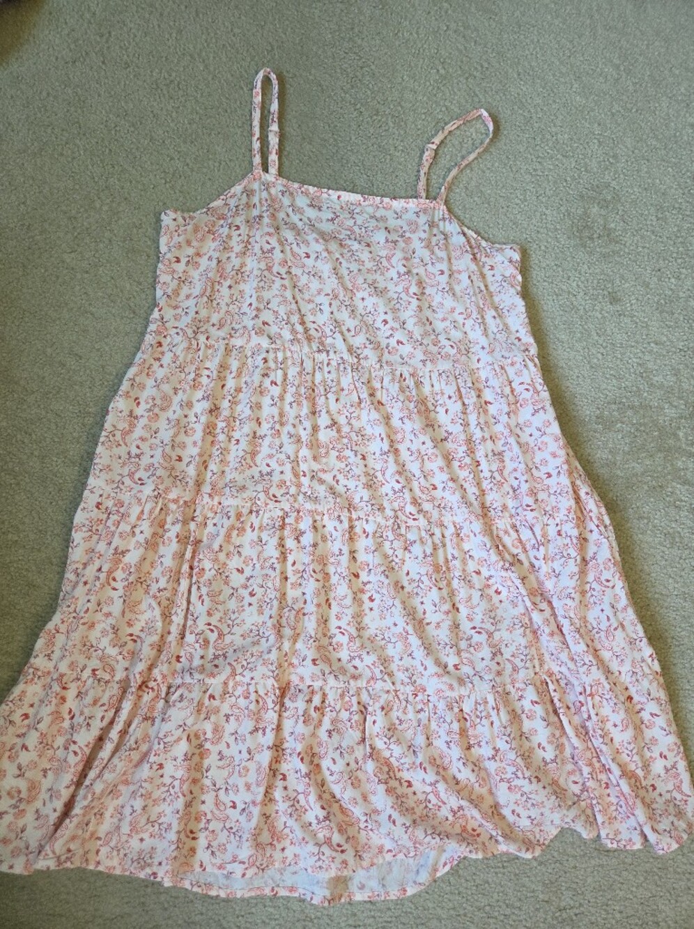Old Navy Pink Floral Sundress Size Large Tall